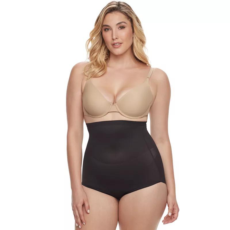 Naomi & Nicole Firm Control Shapewear Plus Size Unbelievable Comfort High Waist Brief 7775, Womens Product Image