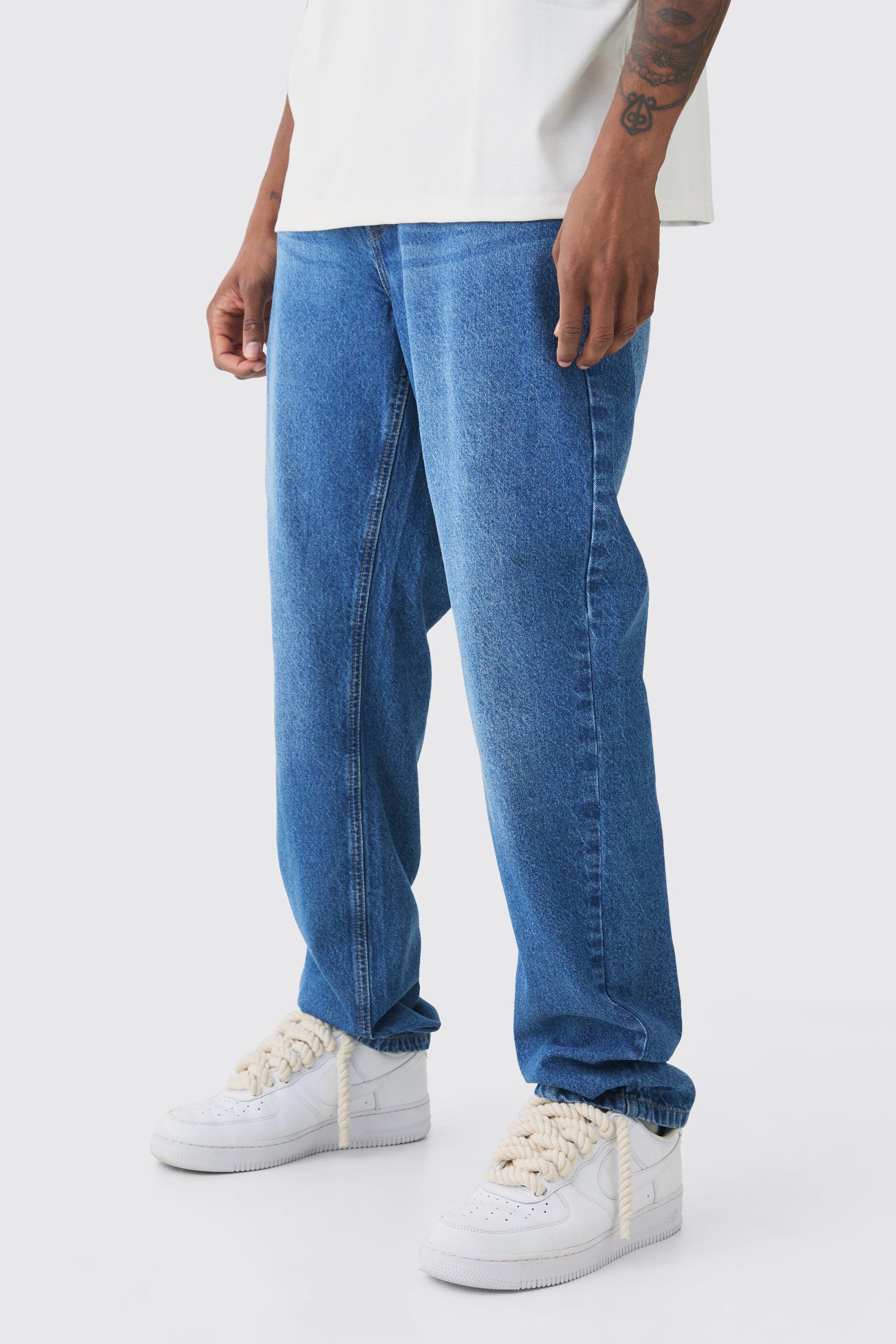 Tall Straight Rigid Jean | boohooMAN USA Product Image