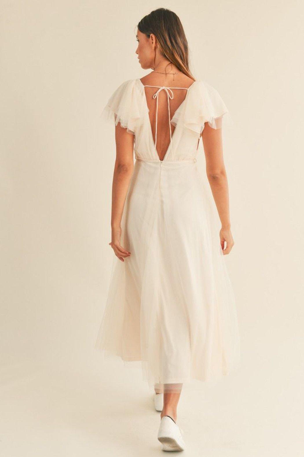 Debra Tulle Midi Dress Product Image