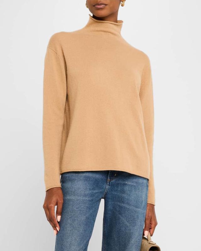 Clio Mock-Neck Cashmere Sweater Product Image