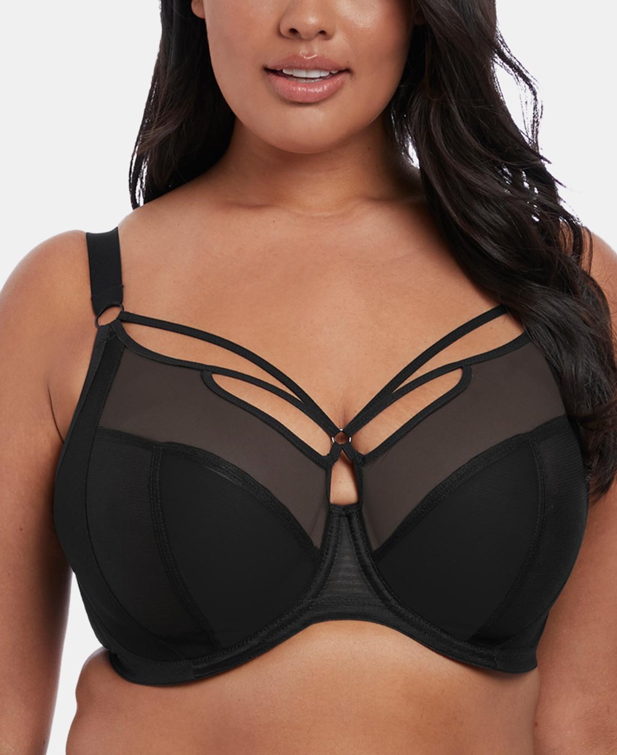 Elomi Sachi Sheer Tulle Adjustable Plunge Bra Product Image