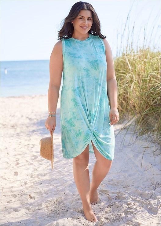 Twist Front Cover-Up Dress Product Image