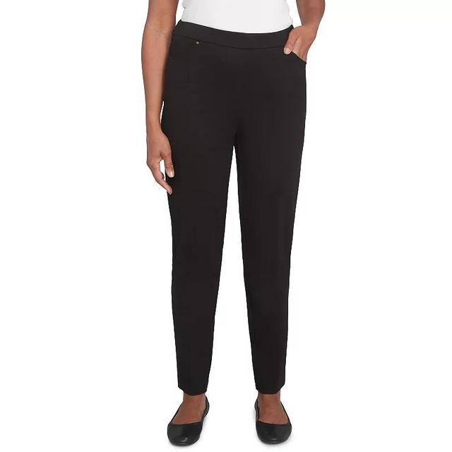 Womens Alfred Dunner Rue Classic Medium Length Pants Product Image