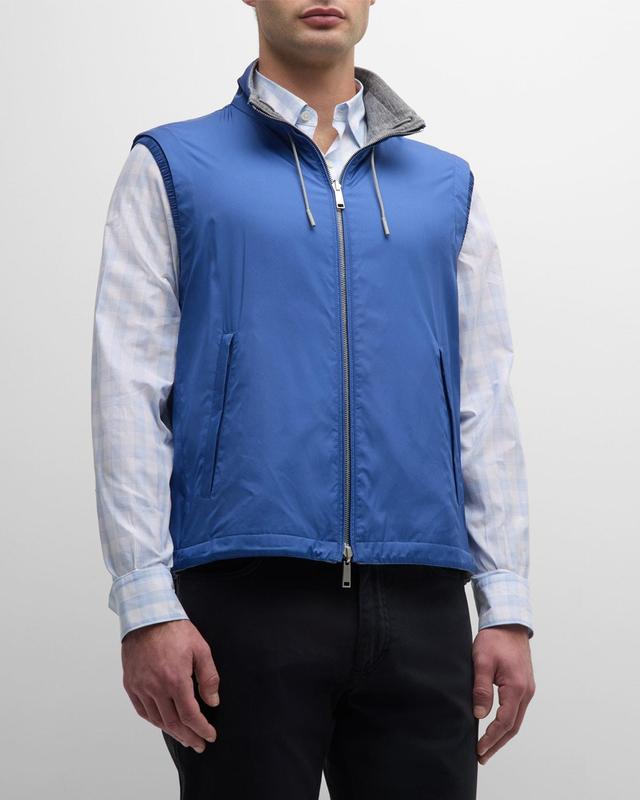 Mens Reversible Full-Zip Vest Product Image