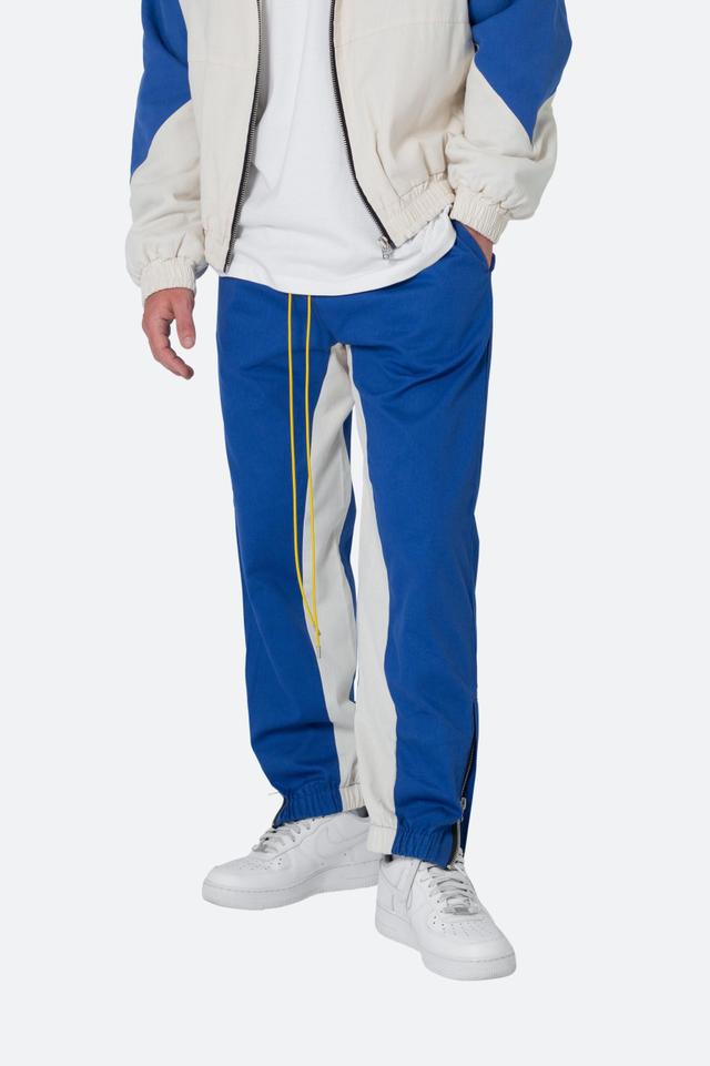 Twill Racing Pants - Blue/Natural Product Image