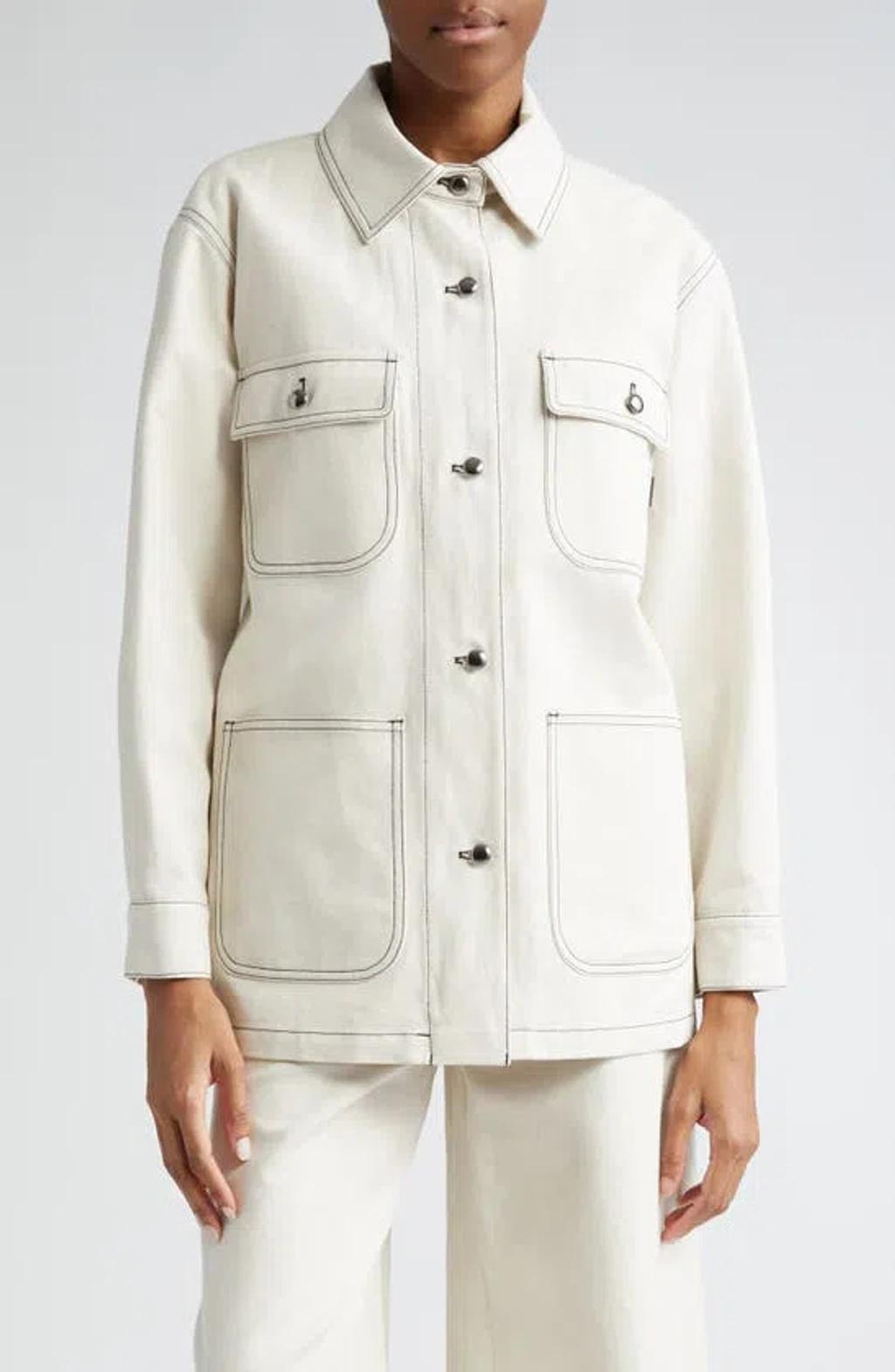 Dardano Jacket In Ivory Product Image