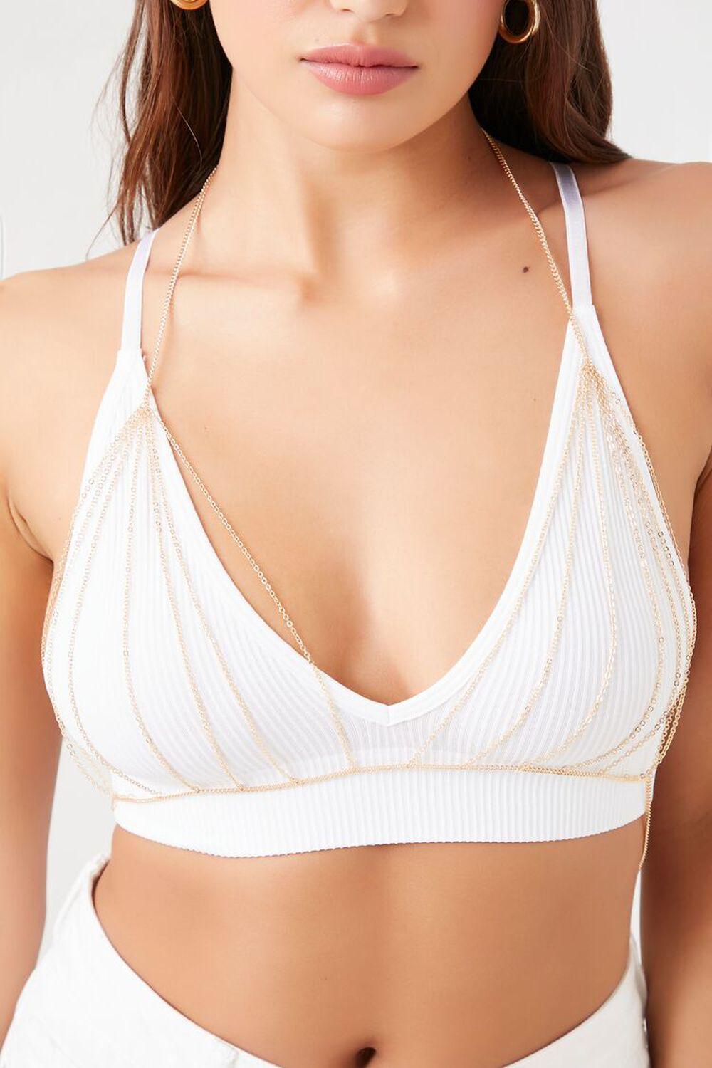 Triangle Body Chain Bralette | Forever 21 Product Image