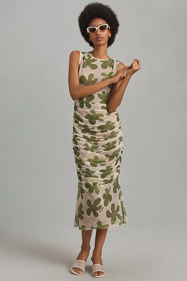 Simon Miller Tangier Printed Mesh Midi Dress Product Image