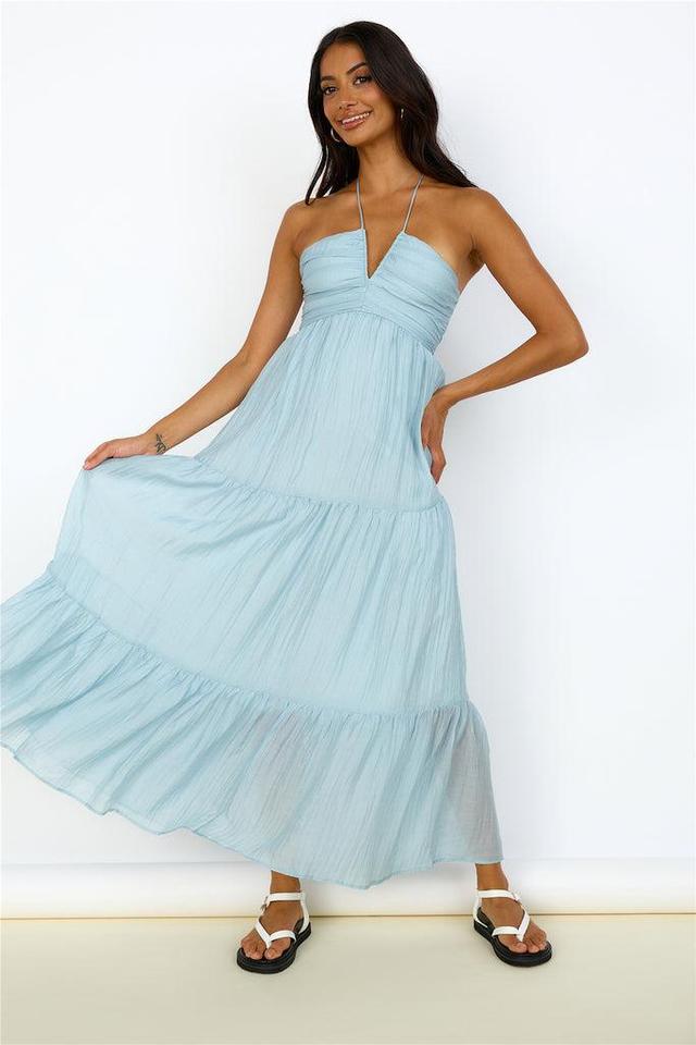 Heavenly Delight Maxi Dress Blue Product Image