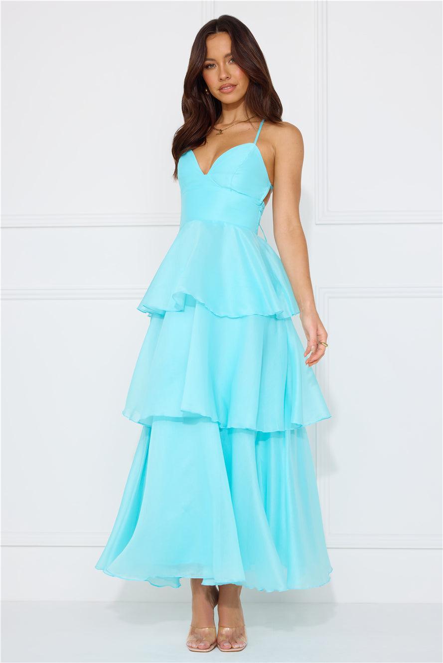 Mysterious Beauty Maxi Dress Mint Product Image