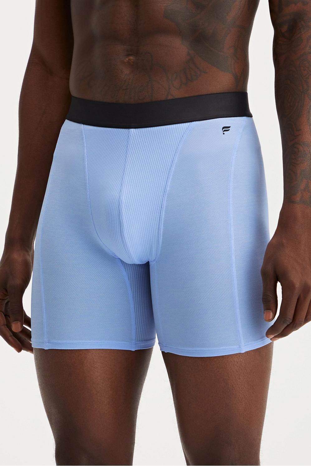 Fabletics Men The Blueprint Boxer Brief male Vapor Blue Size L Product Image