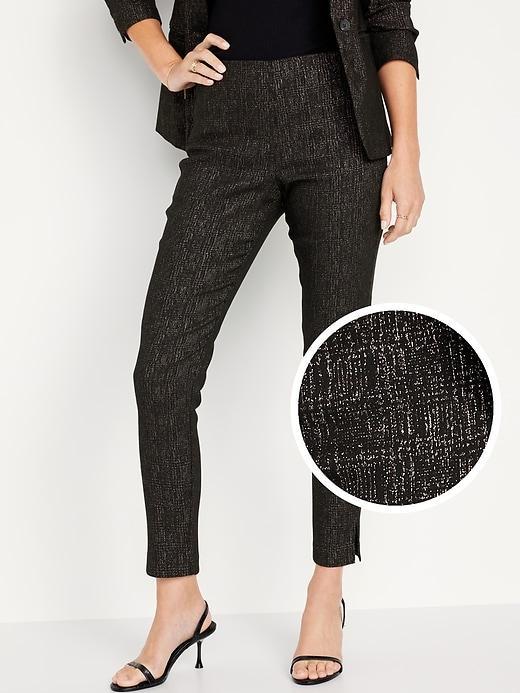 High-Waisted Pixie Skinny Ankle Pants Product Image