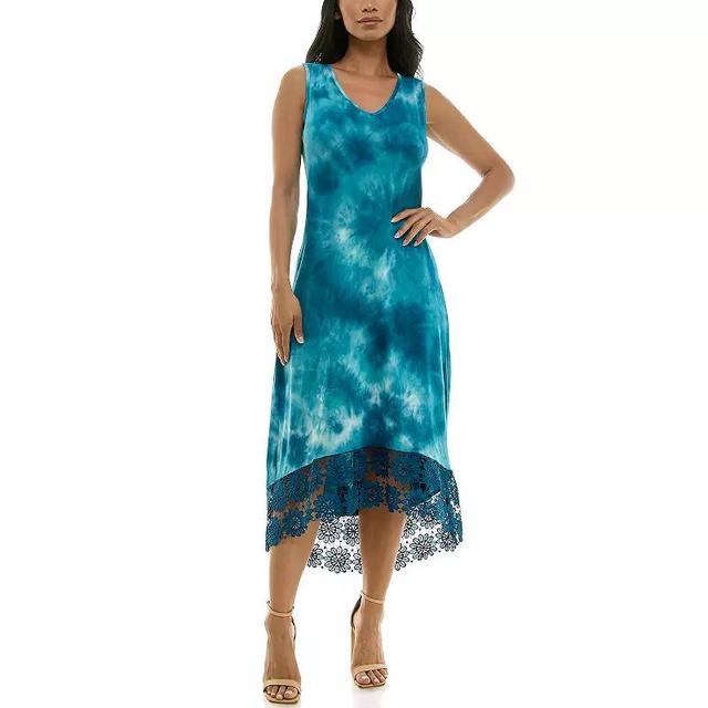 Womens Nina Leonard High-Low Midi Dress Product Image