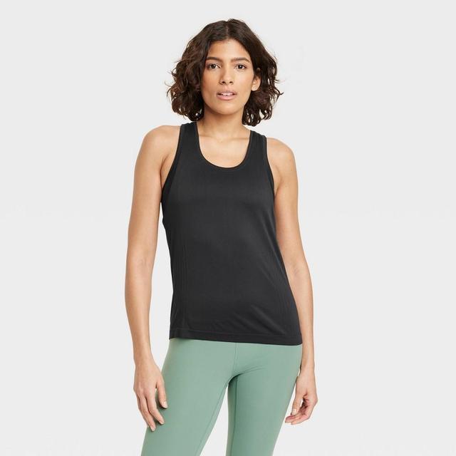 Womens Seamless Tank Top - All In Motion Black L Product Image