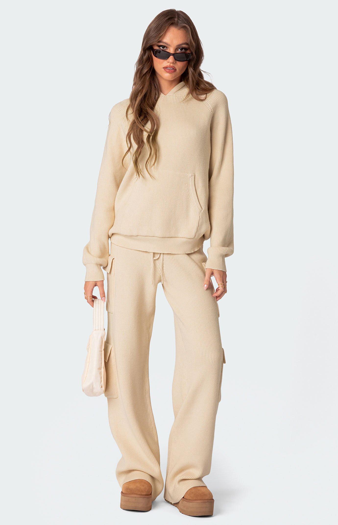 Edikted Women's Wynter Oversized Knit Hoodie product image