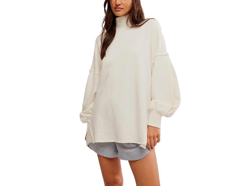 Free People Wonderful Pullover (Coconut Milk) Women's Sweater Product Image