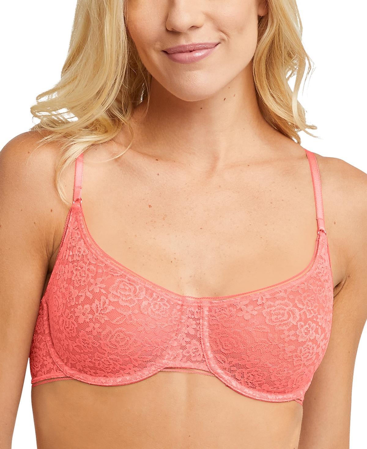 Maidenform Pure Comfort Stretch Lace Demi Underwire Bra DM202C Product Image