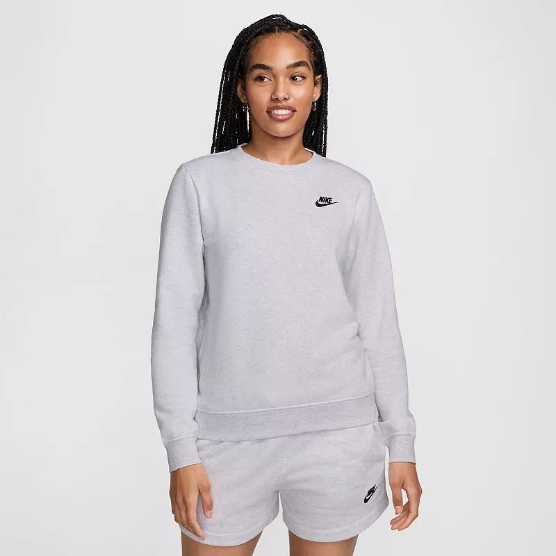 Women's Nike Sportswear Club Fleece Crew-Neck Sweatshirt Product Image