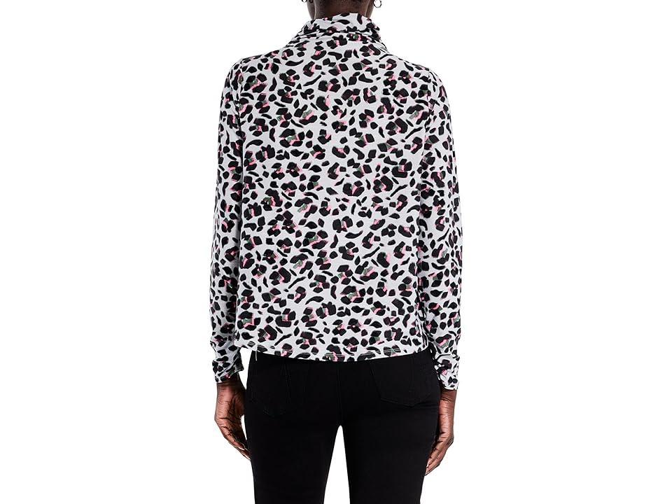 NIC+ZOE Cheetah Pop Turtleneck Top Product Image