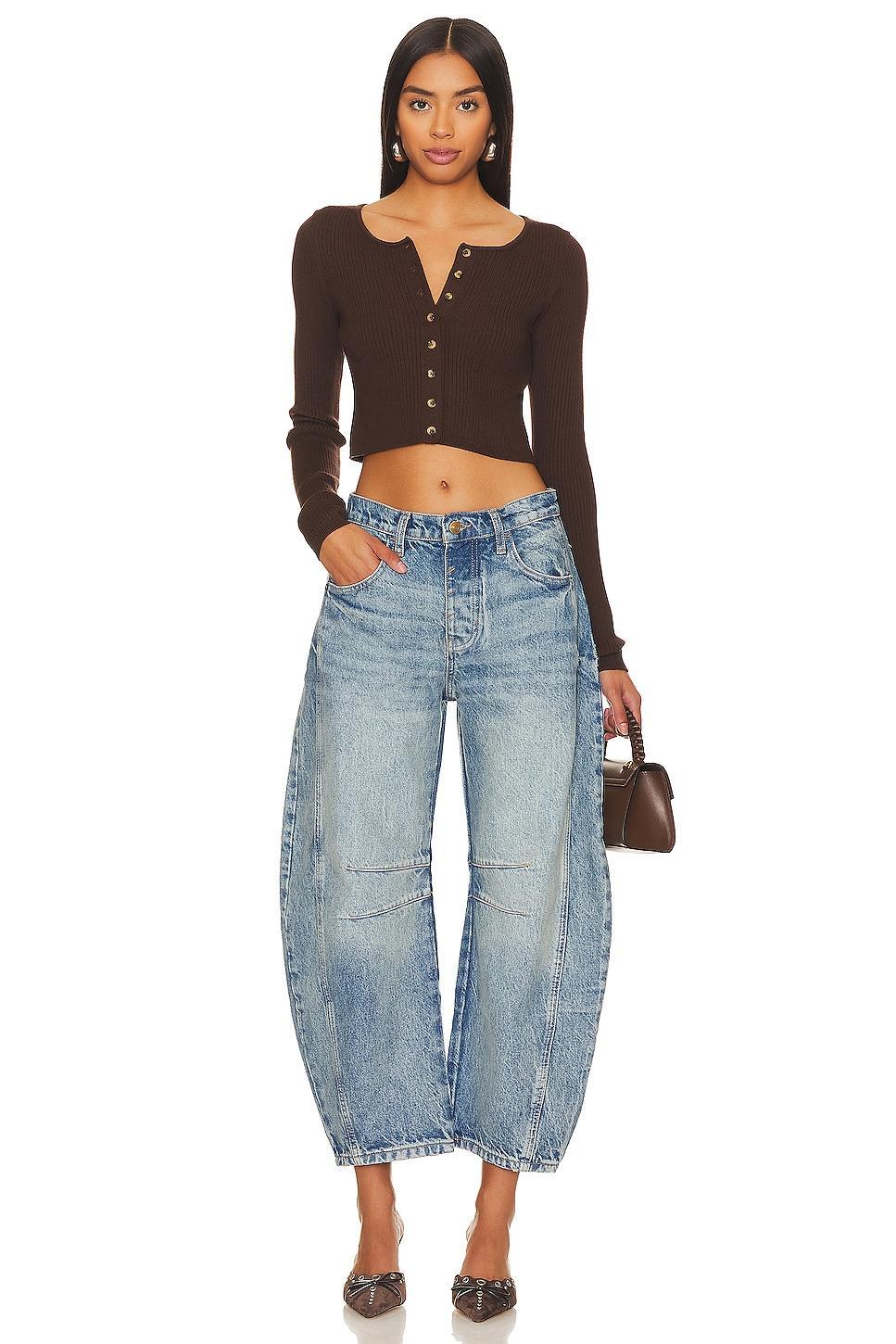 x We The Free Good Luck Mid Rise Barrel Free People Product Image