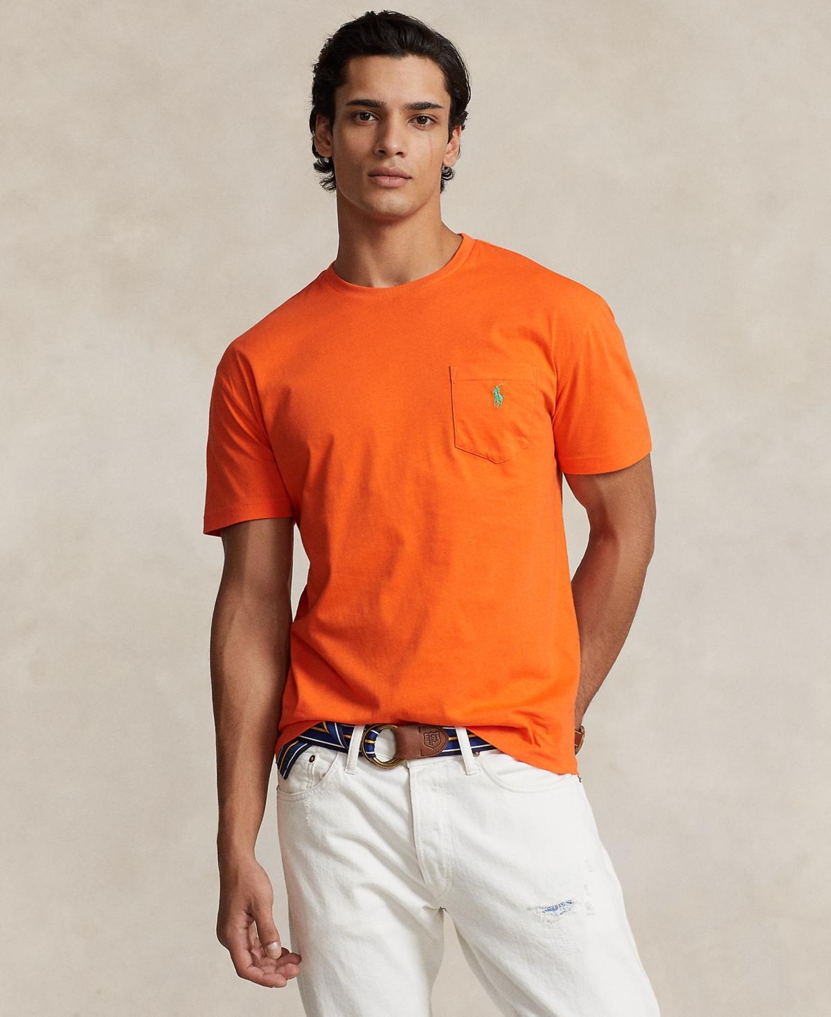 Polo Ralph Lauren Mens Classic-Fit Jersey Pocket T-Shirt Product Image