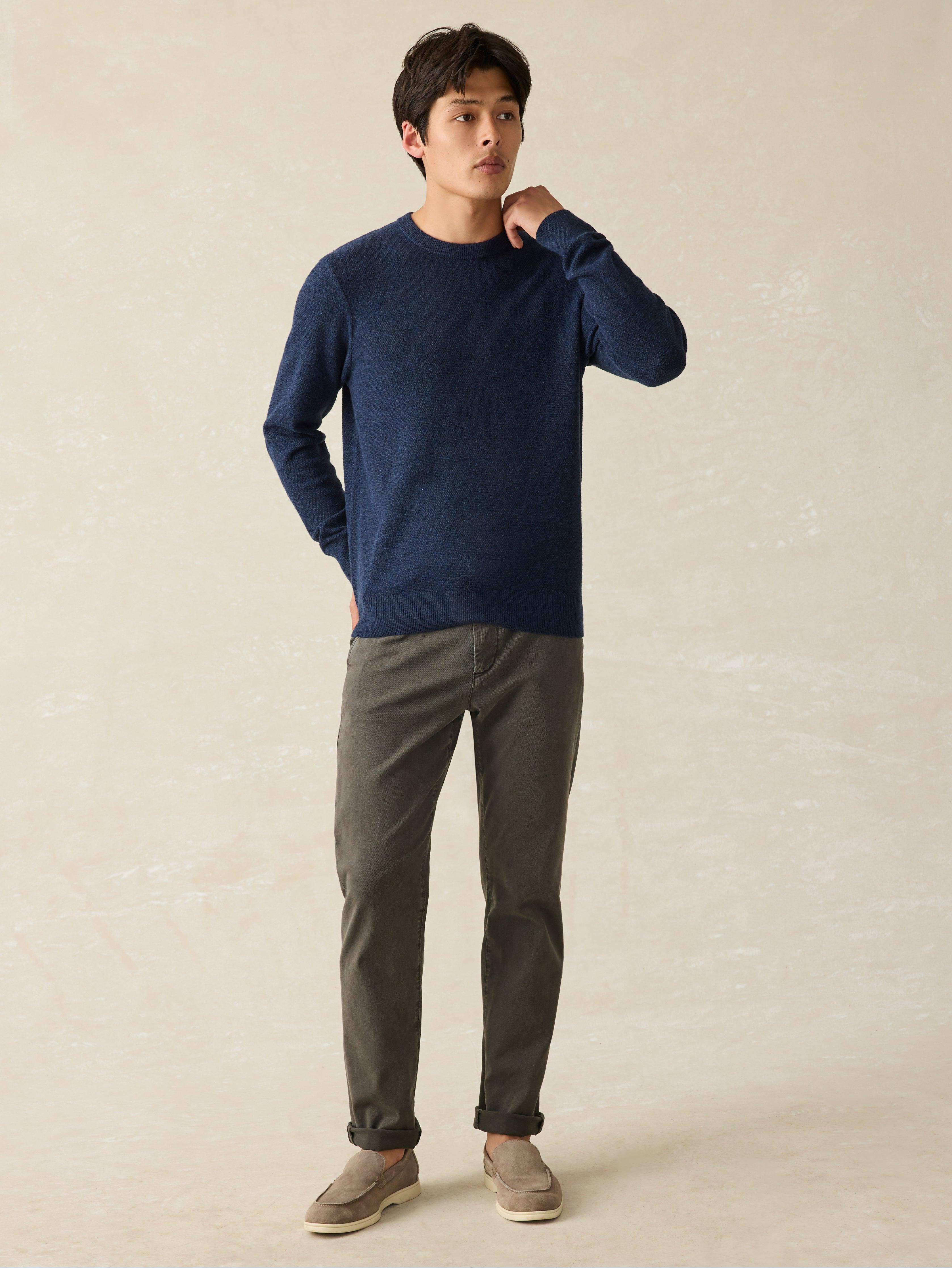 Jackson Crew Sweater (Tall) - Navy Heather Male Product Image