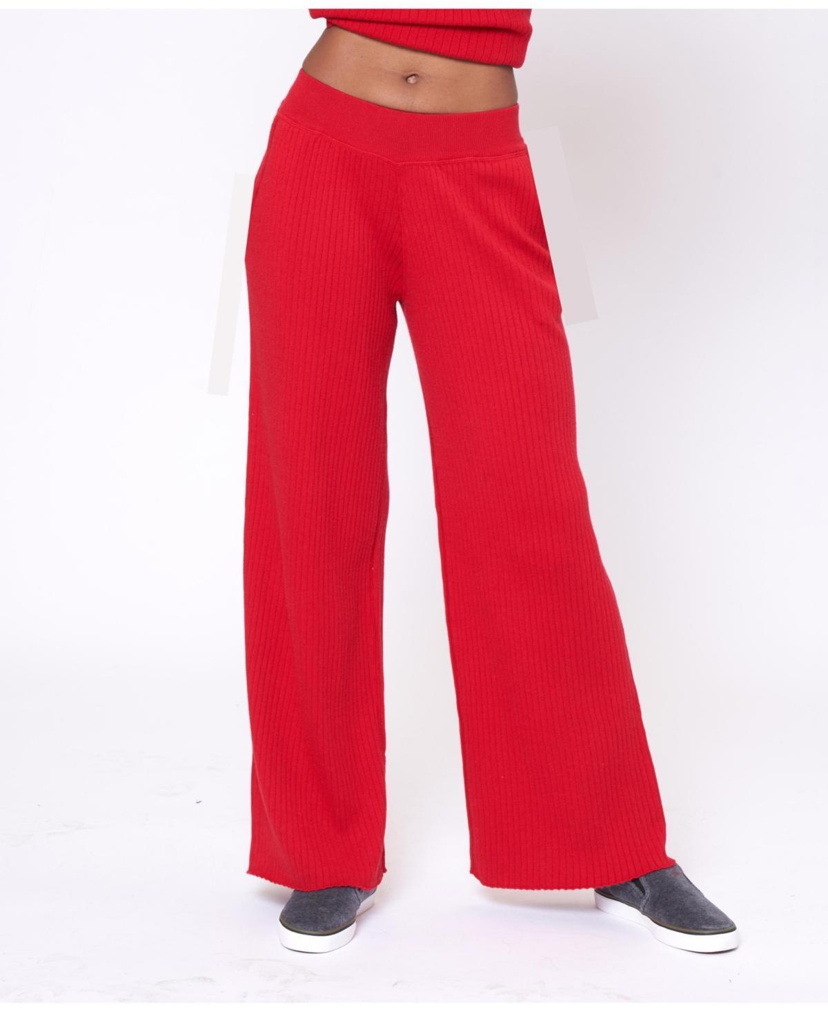 Leimere Womens Knit Rosewood Ribbed Pant Product Image