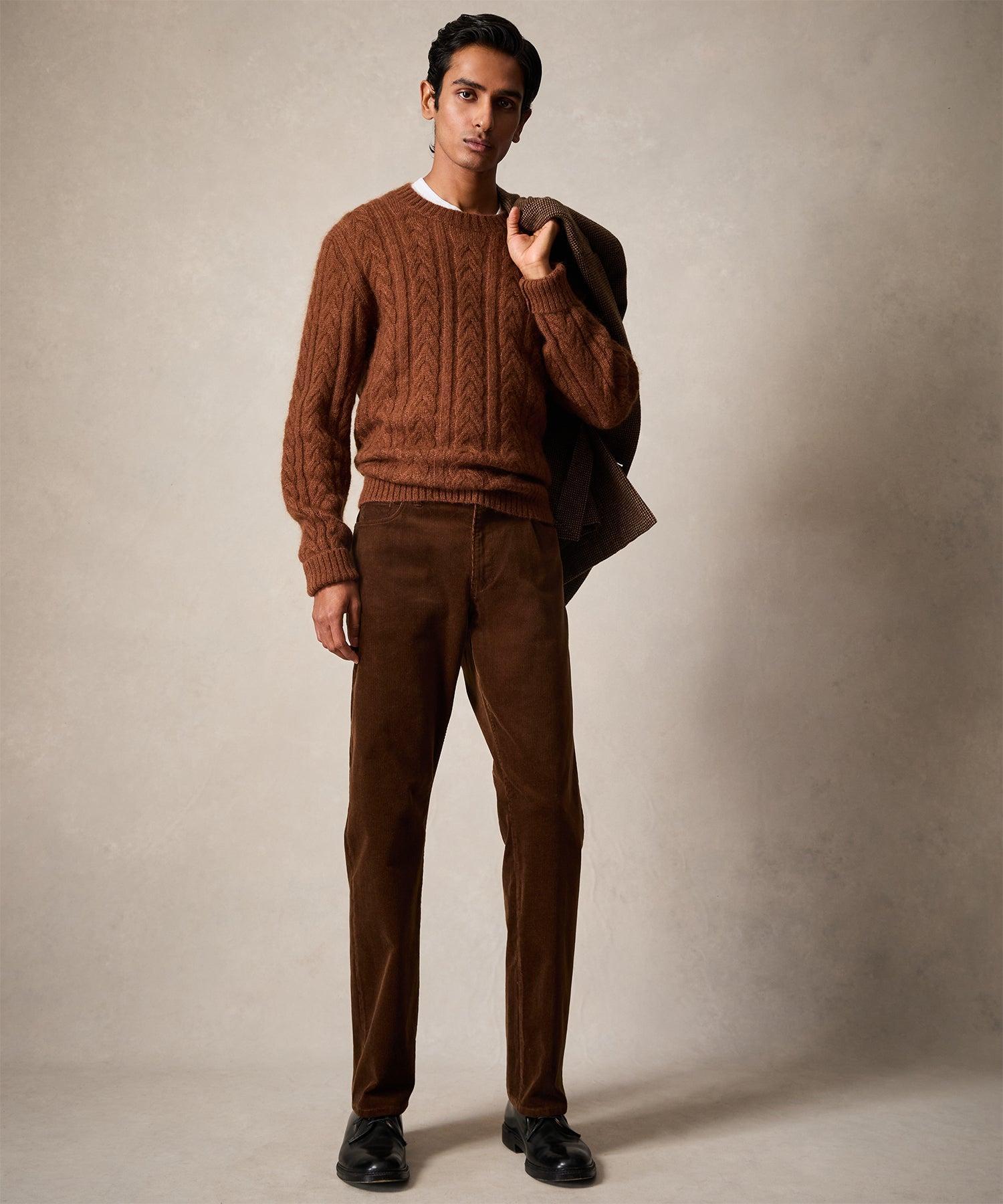 Vintage Straight Fit 5-Pocket Corduroy Pant in Glazed Pecan Product Image