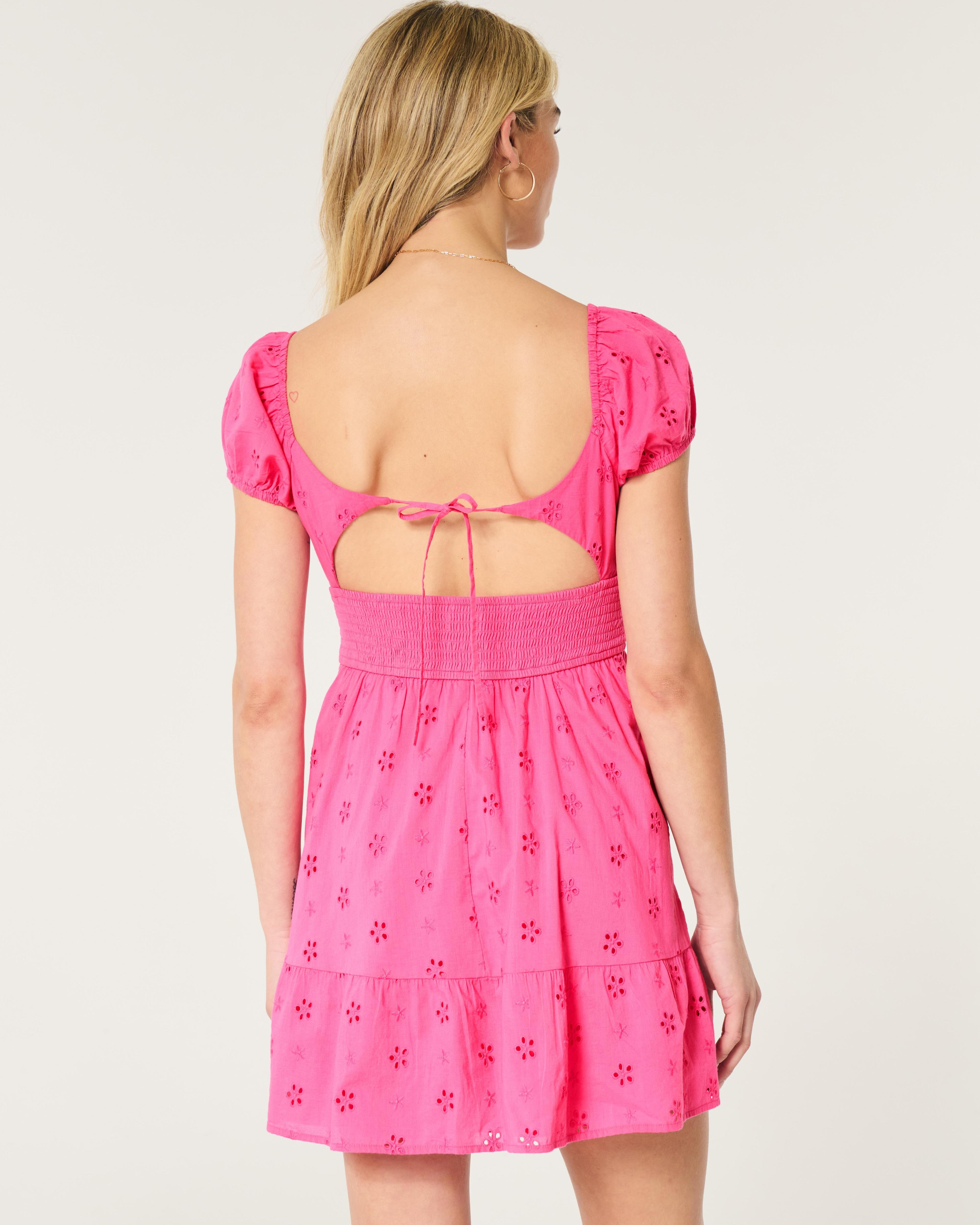 Open Back Tiered Mini Dress Product Image