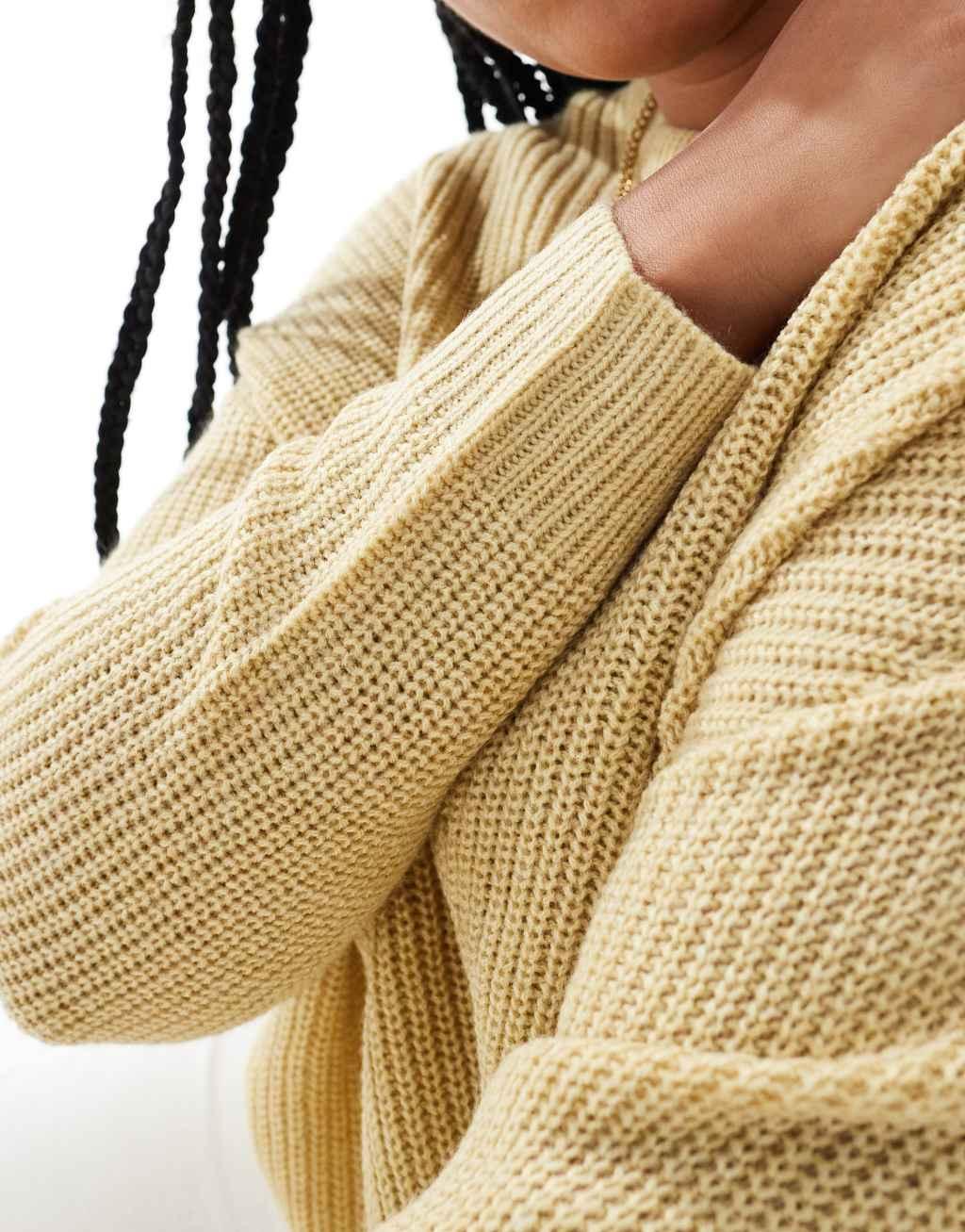 Yours knit sweater in pistachio  Product Image