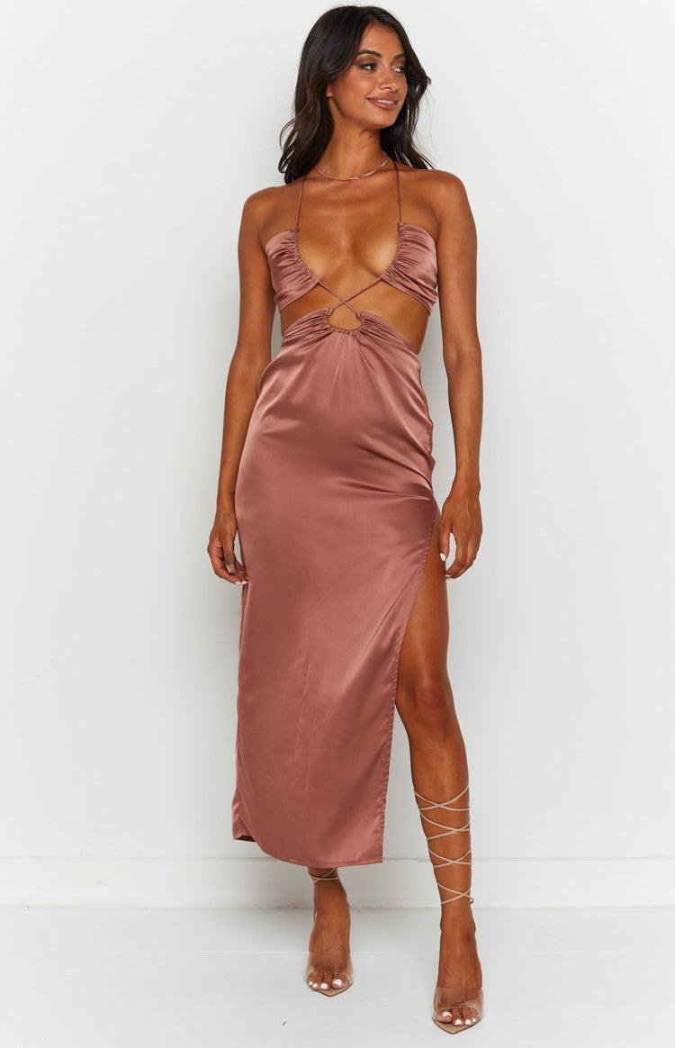 Taylor Copper Maxi Dress Product Image