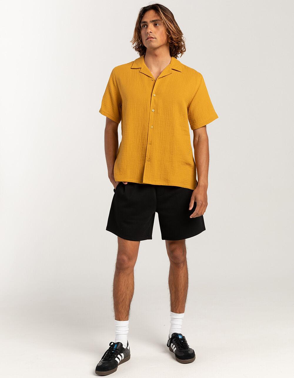 RSQ Mens Gauze Camp Shirt Product Image