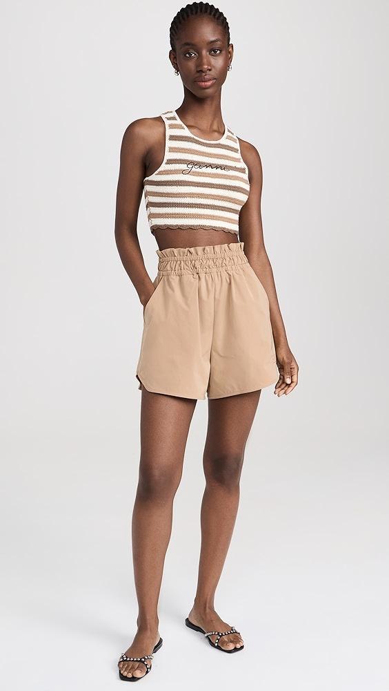 GANNI Crochet Racerback Top | Shopbop Product Image