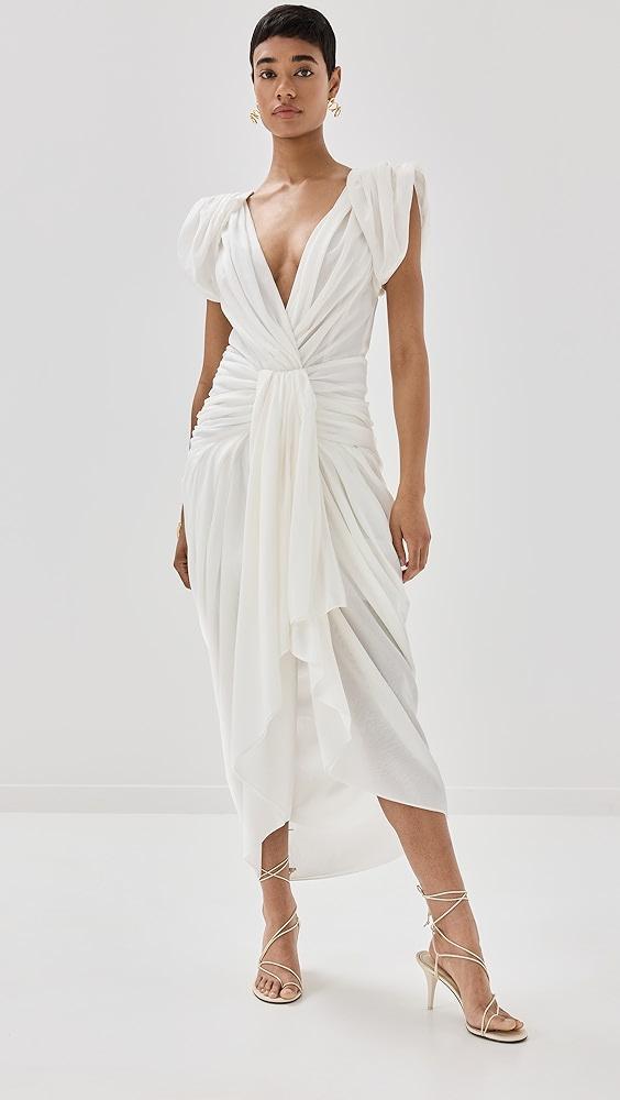 Prabal Gurung Draped Dress with Open Back | Shopbop Product Image