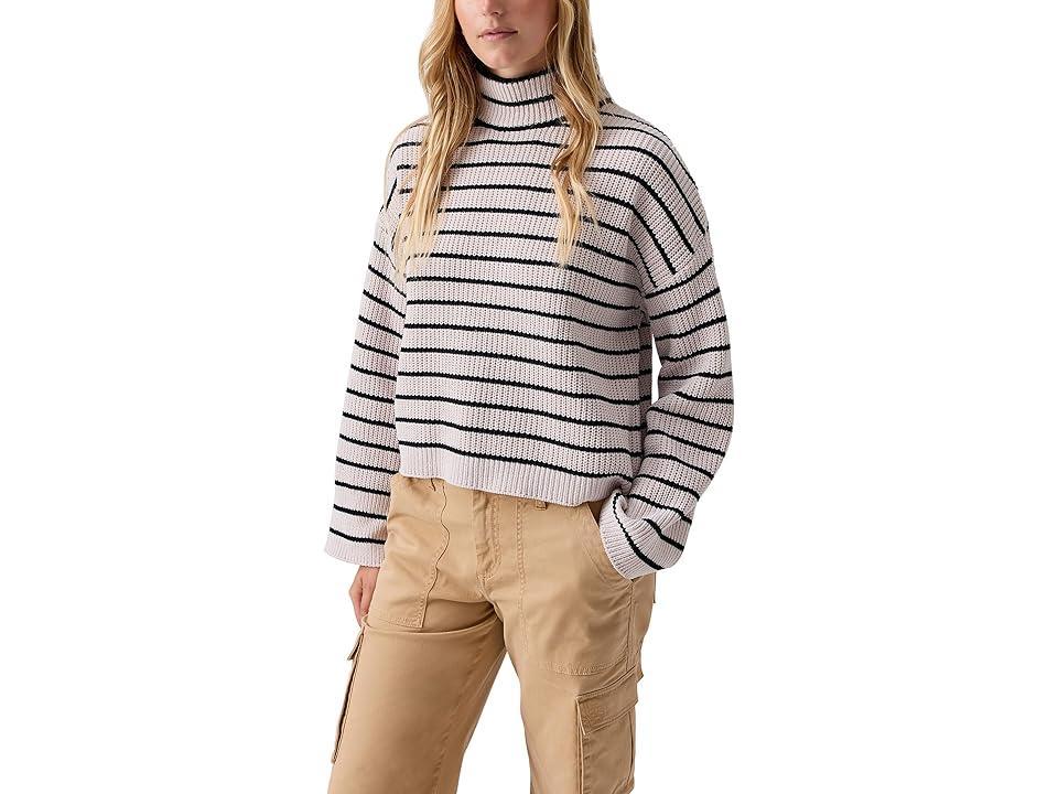 Sanctuary Stay Cozy Stripe Mock Neck Sweater Product Image