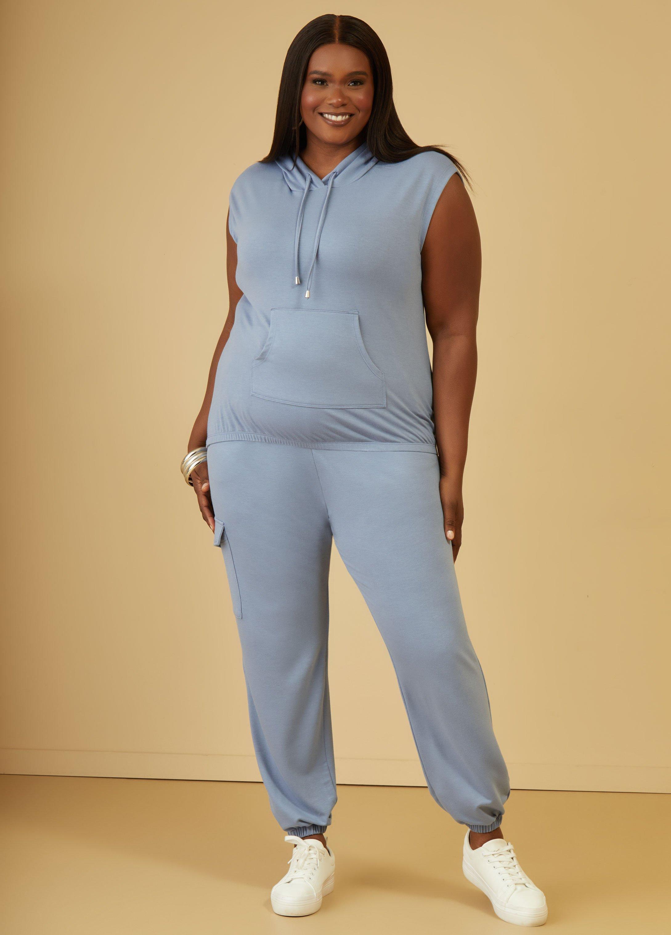 Plus Size French Terry Joggers Ashley Stewart Product Image