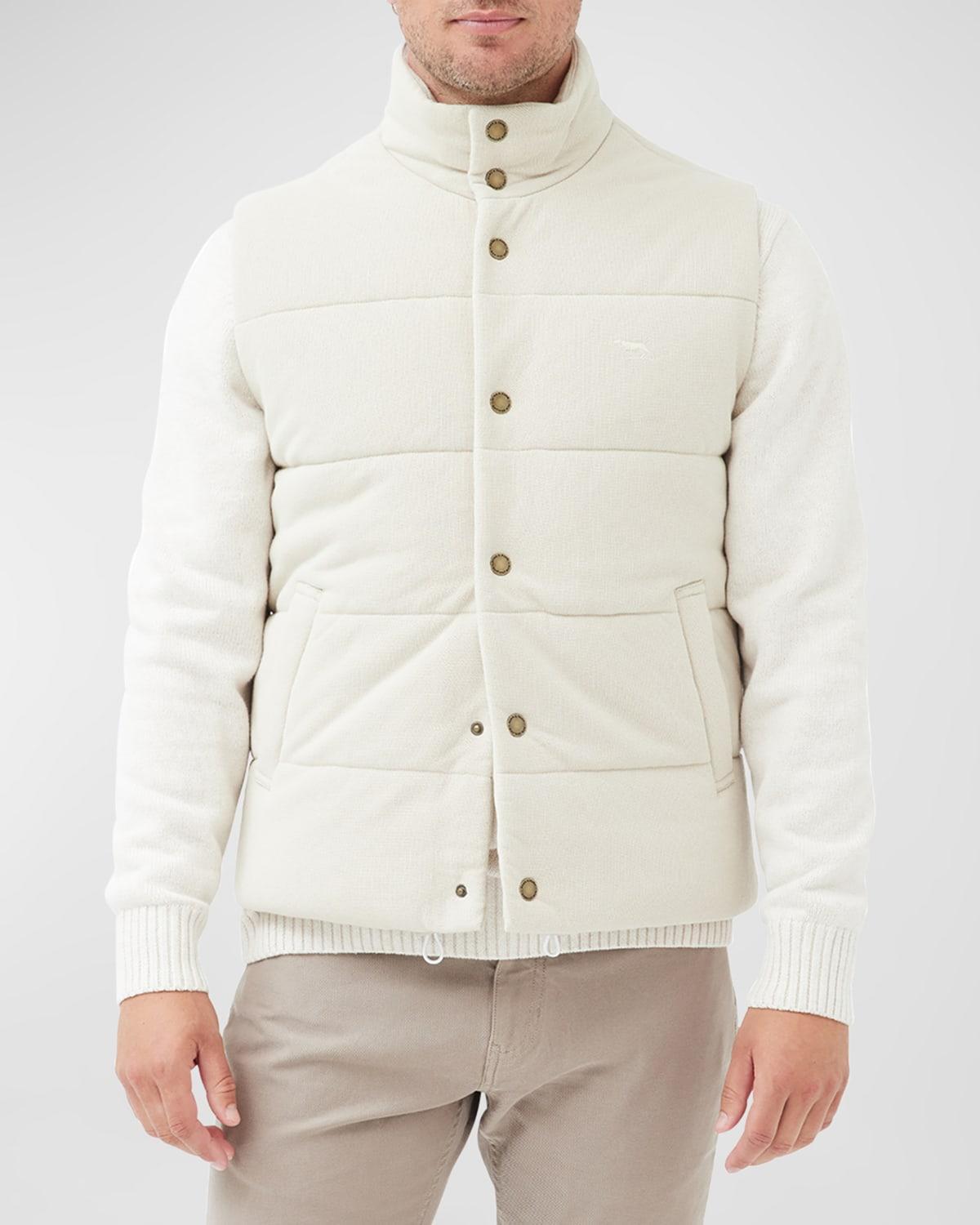 Mens Lake Ferry Cotton Quilted Vest Product Image