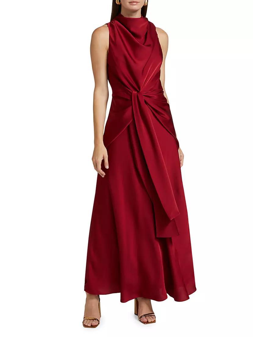 Esmara Stretch-Jersey Tie-Waist Sleeveless Maxi Dress Product Image