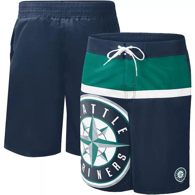 Mens G-iii Sports by Carl Banks Navy Seattle Mariners Sea Wind Swim Shorts Product Image