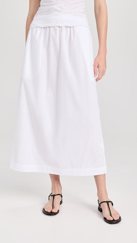 Enza Costa Poplin Resort Skirt | Shopbop Product Image