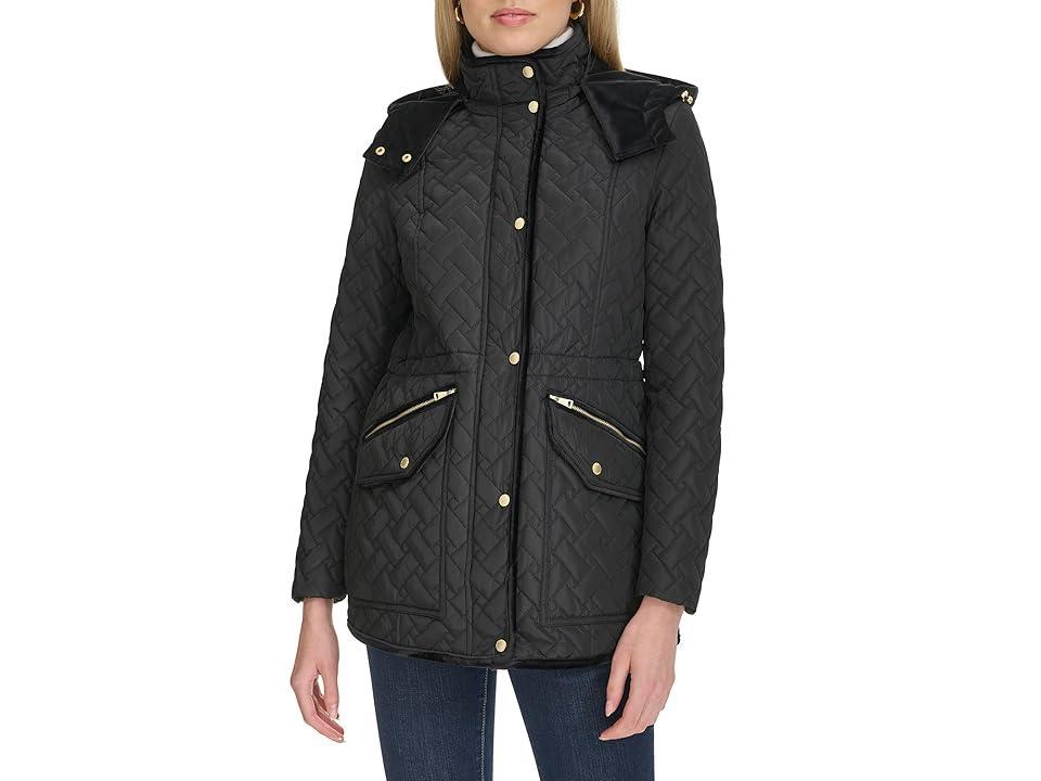 Cole Haan Stand Collar Quilted Signature Quilt Jacket Women's Jacket Product Image