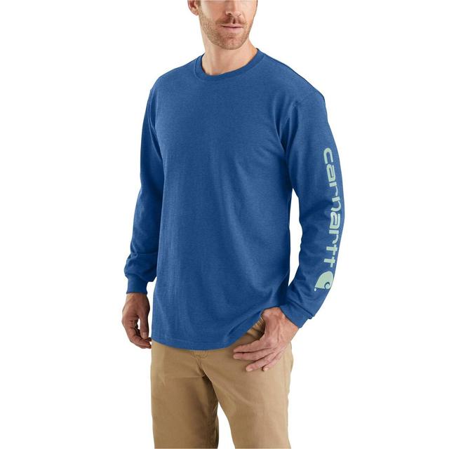 Carhartt K231 Loose Fit Heavyweight Logo Sleeve T-Shirt - Long Sleeve Product Image