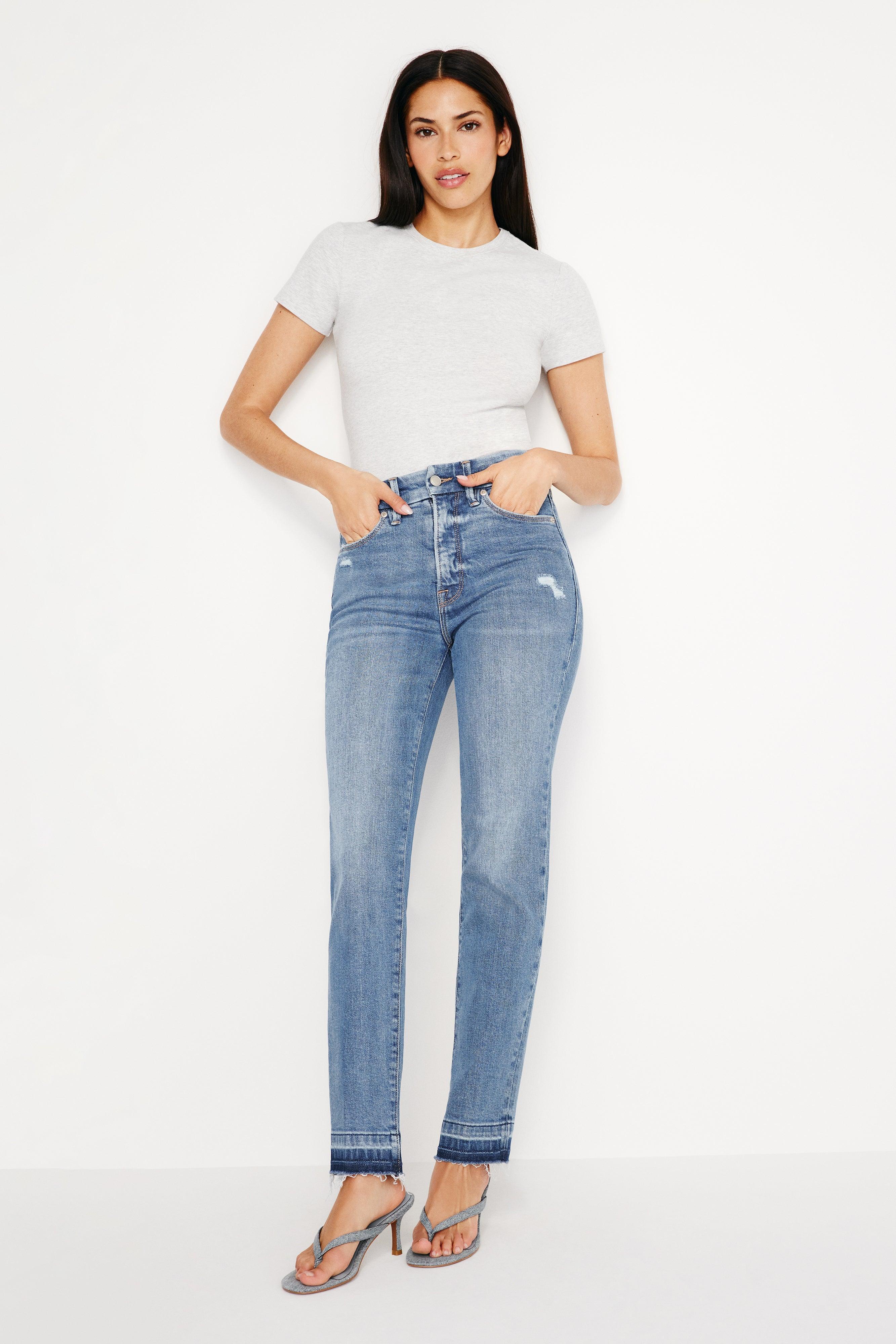 GOOD CLASSIC SLIM STRAIGHT JEANS | INDIGO662 Product Image