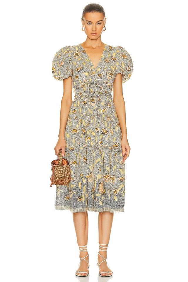 Ulla Johnson Eloisa Dress in Cream. Product Image