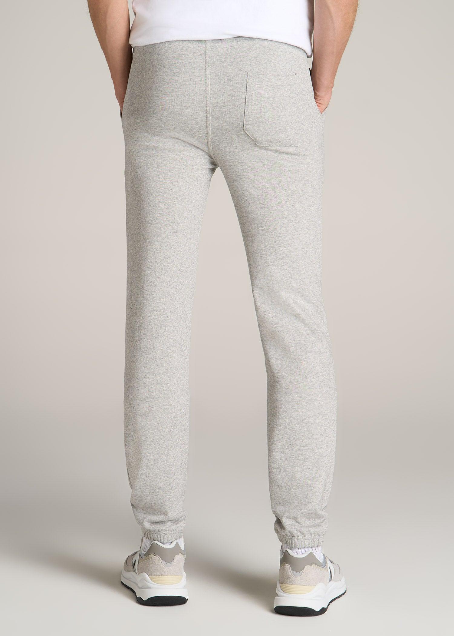 Wearever French Terry Sweatpants for Tall Men in Grey Mix Male Product Image