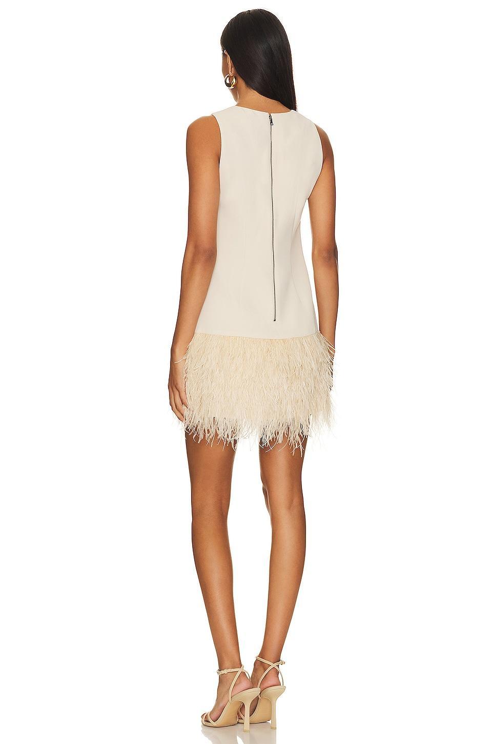 Coley Feather Dress Alice + Olivia Product Image