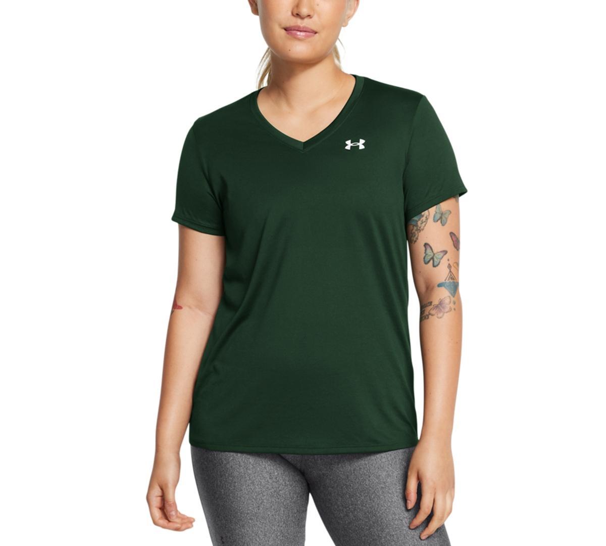 Womens Under Armour Tech V-Neck Short Sleeve Tee Product Image