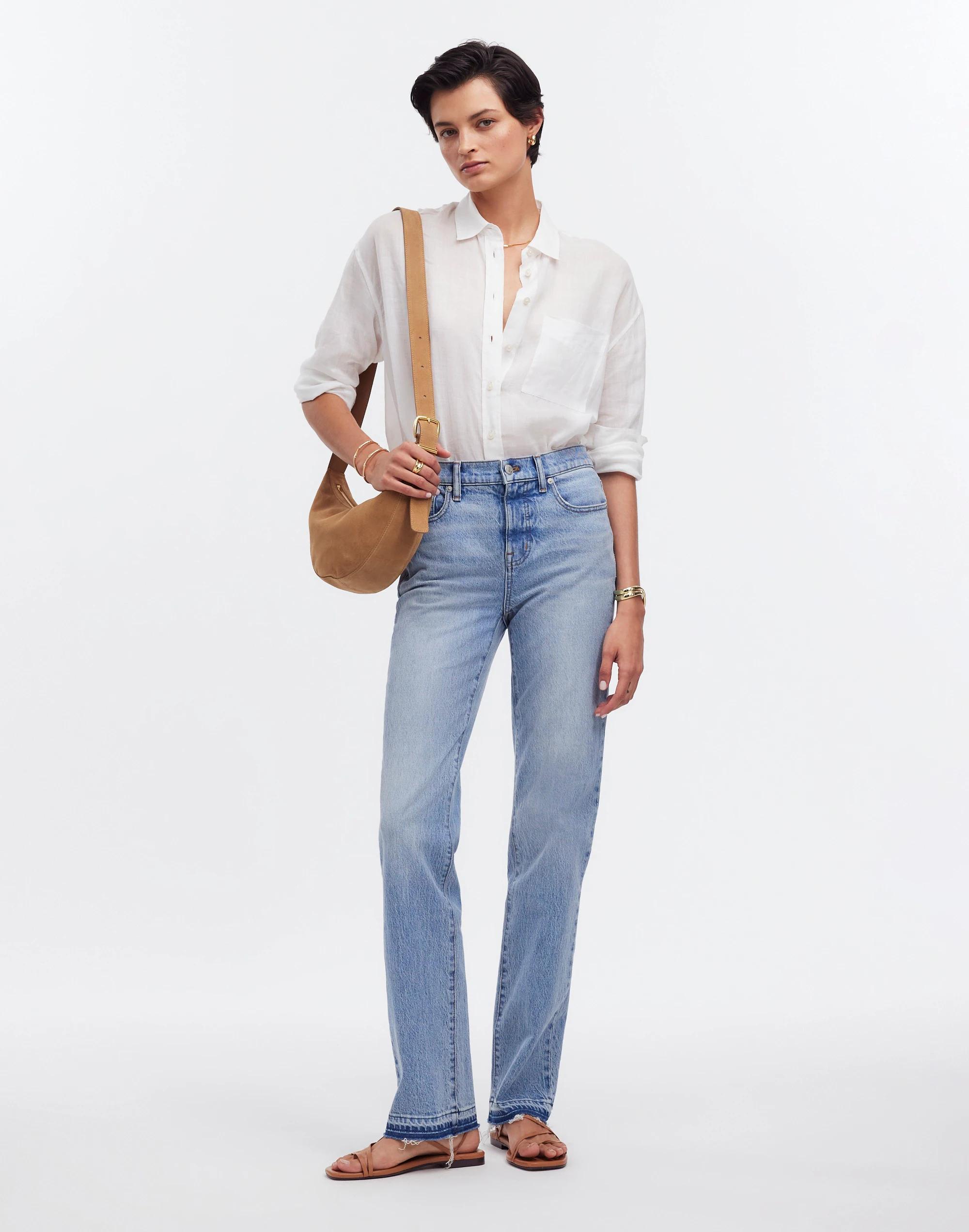 The '90s Straight Mid-Rise Jean in Barbosa Wash Product Image