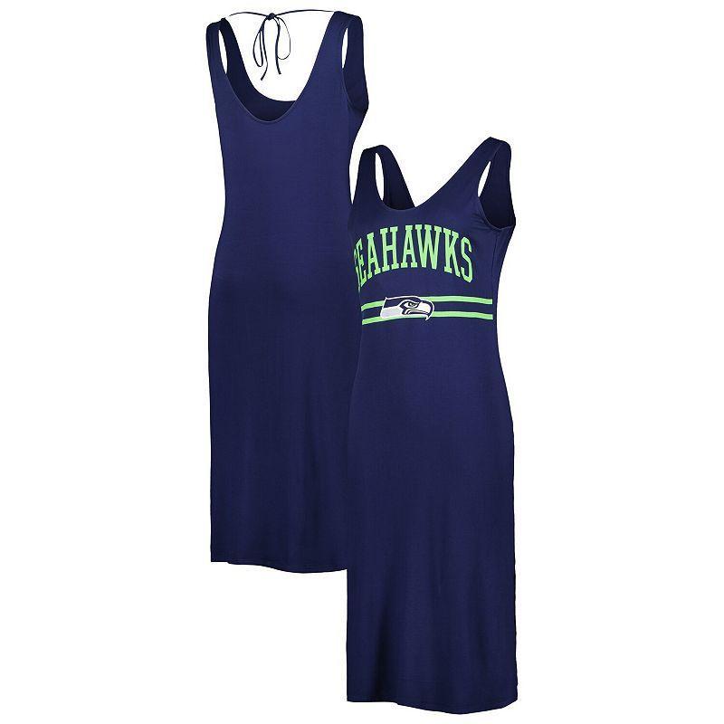 Womens G-III 4Her by Carl Banks College Seattle Seahawks Training V-Neck Maxi Dress Blue Product Image