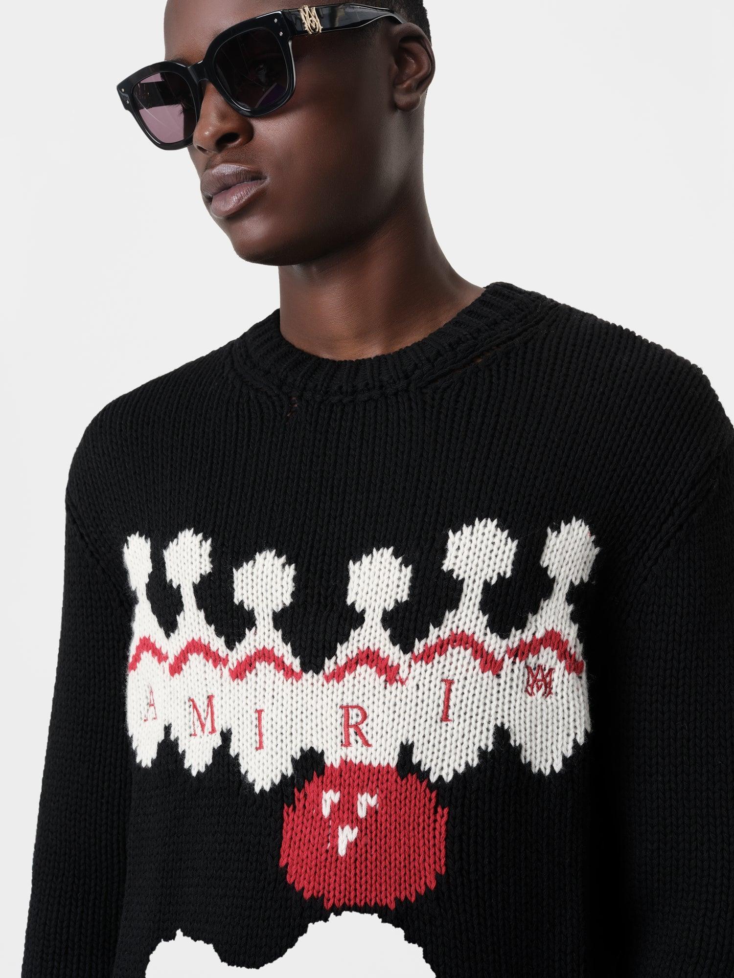 AMIRI BOWLING CREWNECK - Black Male Product Image